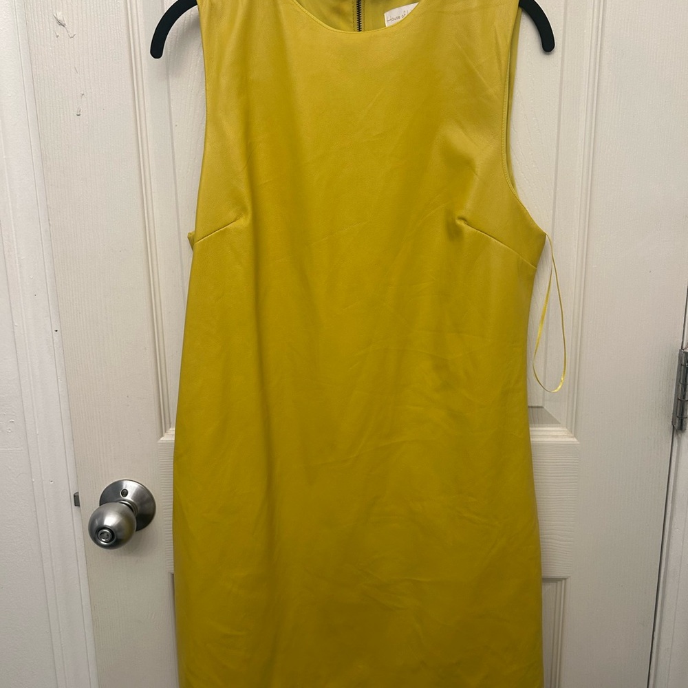 House of Harlow 1960 Yellow Halter Sheath Mini Dress